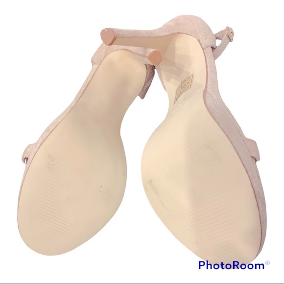 Boohoo beige suede strappy heels - Picture 4 of 4